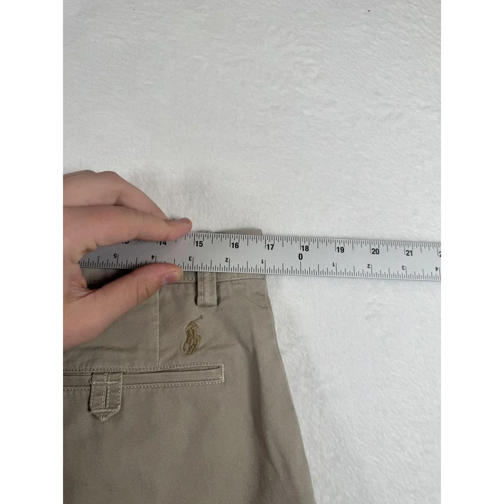 Polo Ralph Lauren Shorts Mens 32 Khaki Beige Stretch‎ Classic Fit Chino Casual